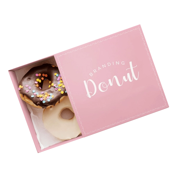 Four Corner Tray Sleeve Boxes Grease Resistant Interior 